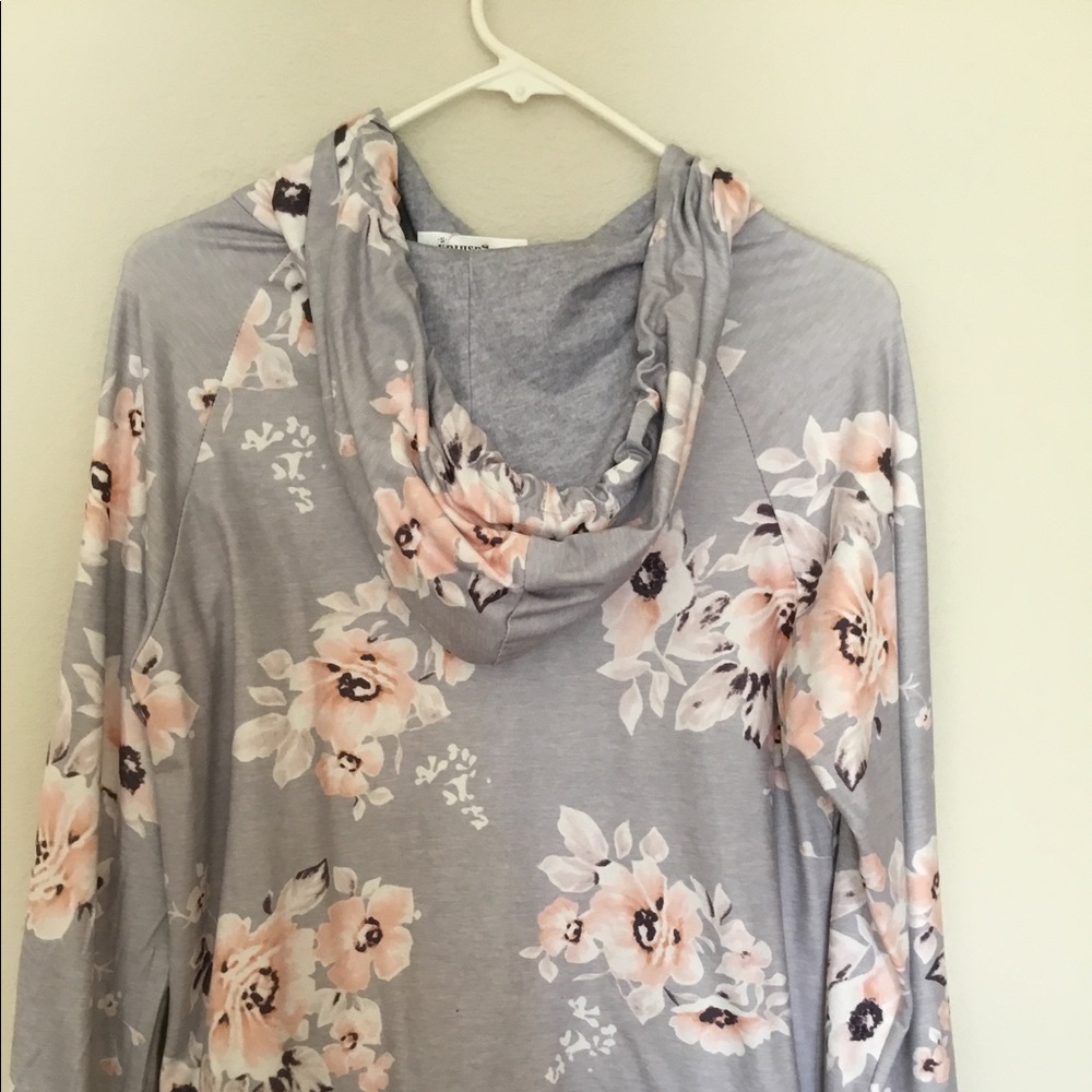 Floral hoodie